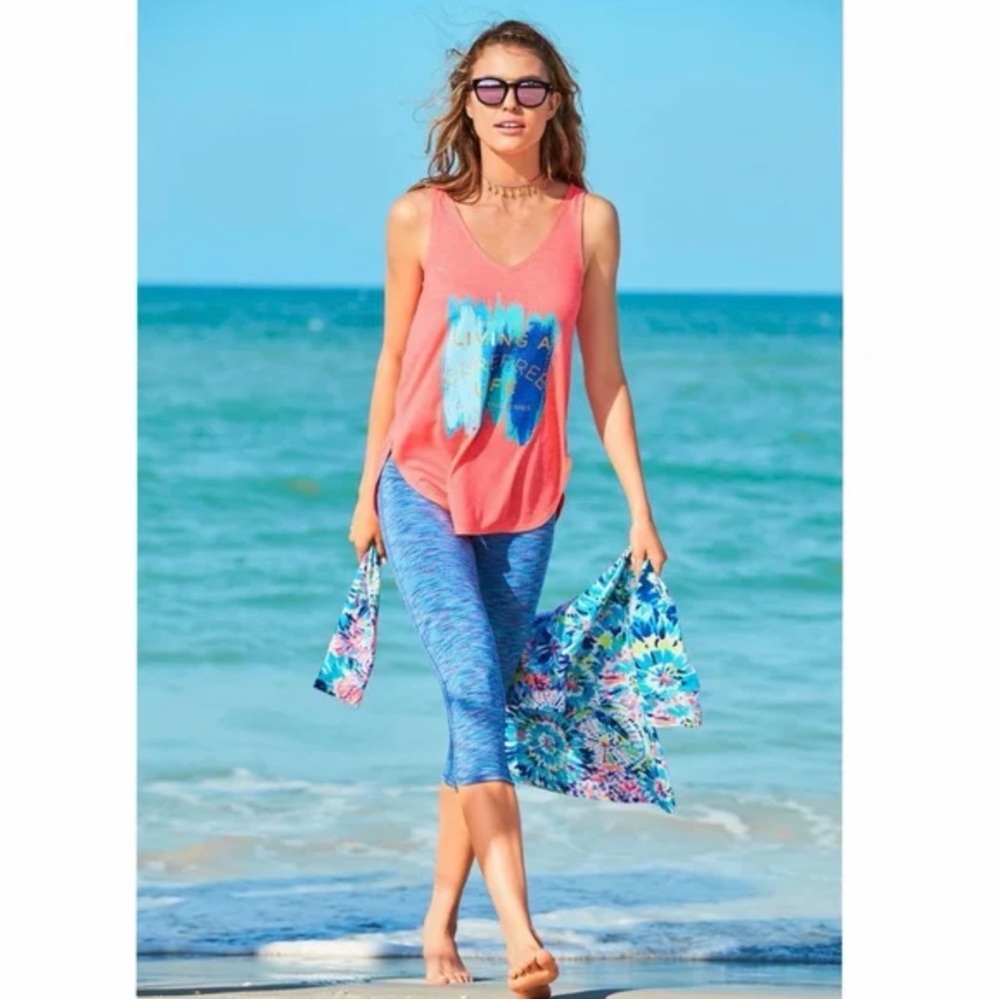 NWT Lilly Pulitzer Brooke Tank Carefree Brushstroke, size S